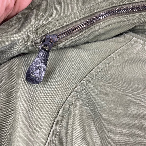 1961 John Ownbey Co. USAF Green Cotton Sateen Field Jacket Large Short - Picture 6 of 7